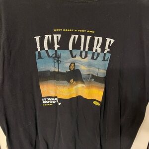 Ice Cube Graphic Tee - Black and Blue